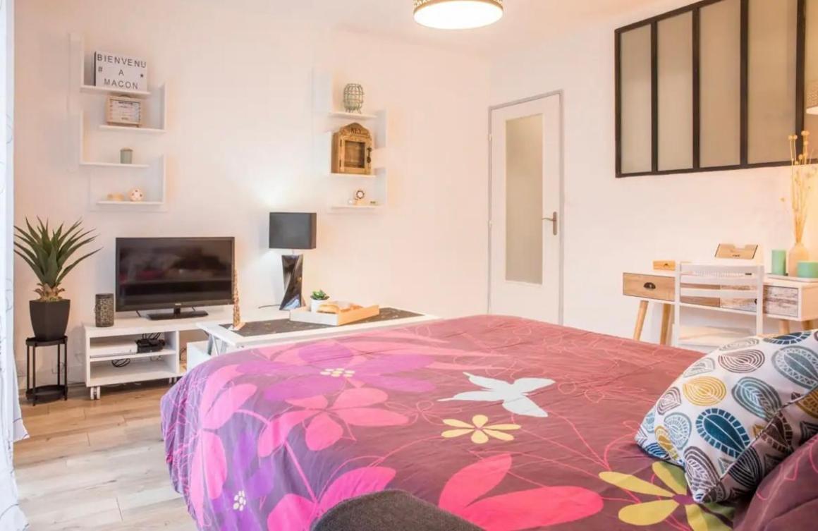 Charmant Appartement T1 Макон Экстерьер фото